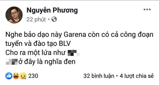 Biến căng: Quản lý Team Flash bất ngờ đăng đàn, buông lời nặng nhẹ, chỉ dạy dàn BLV của Garena ngay giữa đêm khuya! - Ảnh 1.