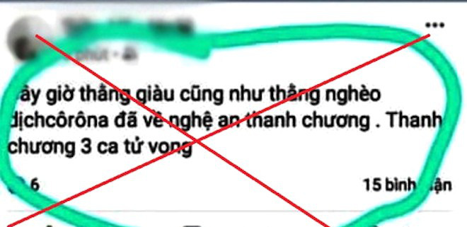 Củng cố hồ sơ xử lý Facebooker bịa đặt một huyện ở Nghệ An có 3 người chết vì Covid-19 - Ảnh 2.