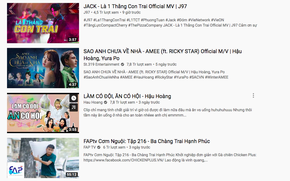 MV comeback của Jack cán mốc top 1 trending sau 9 giờ lên sóng, bất chấp Hậu Hoàng lên như diều gặp gió, lật đổ AMEE vững vàng suốt 4 ngày - Ảnh 6. MV comeback của Jack cán mốc top 1 trending sau 9 giờ lên sóng, bất chấp Hậu Hoàng lên như diều gặp gió, lật đổ AMEE vững vàng suốt 4 ngày - Ảnh 6.
