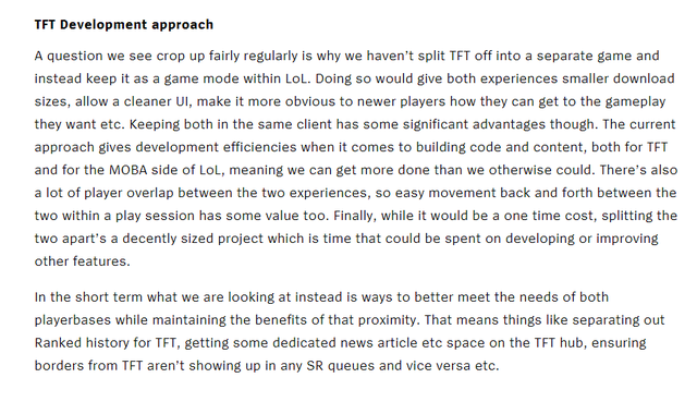 Riot Games khẳng định sẽ không có chuyện tách Đấu Trường Chân Lý ra khỏi LMHT, ít nhất là trên PC - Ảnh 2.