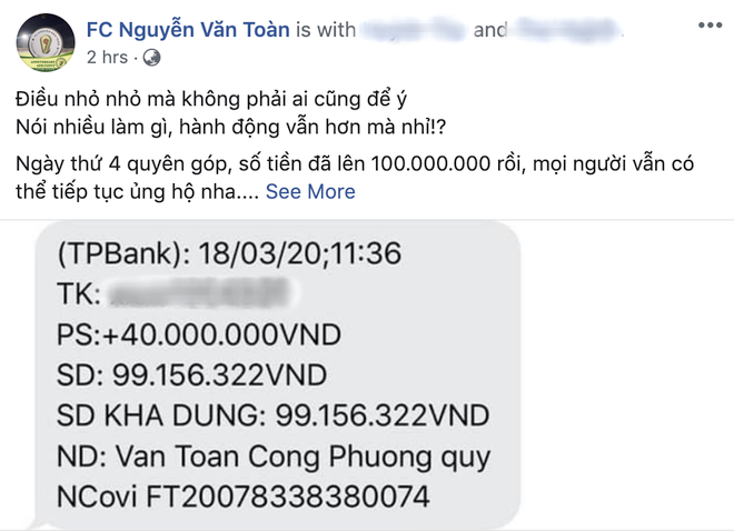 Công Phượng âm thầm quyên góp, dàn sao tuyển Việt Nam tạo làn sóng đẩy lùi dịch Covid-19 - Ảnh 1.