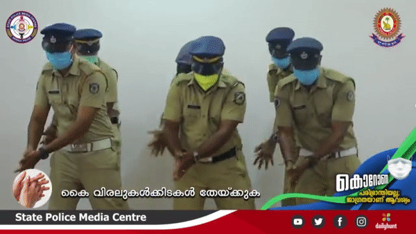 Cảnh sát Ấn Độ nhảy vũ điệu rửa tay tuyên truyền người dân thay đổi thói quen vệ sinh trong đại dịch Covid-19 gây sốt MXH - Ảnh 2.