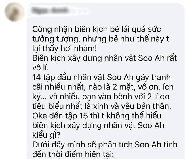 Netizen Việt lại c&atilde;i nhau ch&iacute; cho&eacute; v&igrave; pha bẻ l&aacute;i cho Soo Ah ở tập 15 Tầng Lớp Itaewon: Căng đến độ đ&ograve;i bỏ lu&ocirc;n tập cuối! - Ảnh 10.
