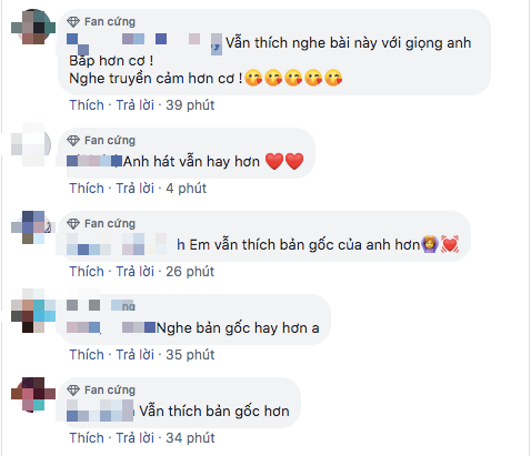 Được ch&iacute;nh chủ Ng&ocirc; Kiến Huy &ldquo;share&rdquo; bản cover nhưng Hương Ly chẳng được khen m&agrave; bị netizen phũ to&agrave;n tập: &ldquo;Bản gốc hay hơn!&rdquo; - Ảnh 4.