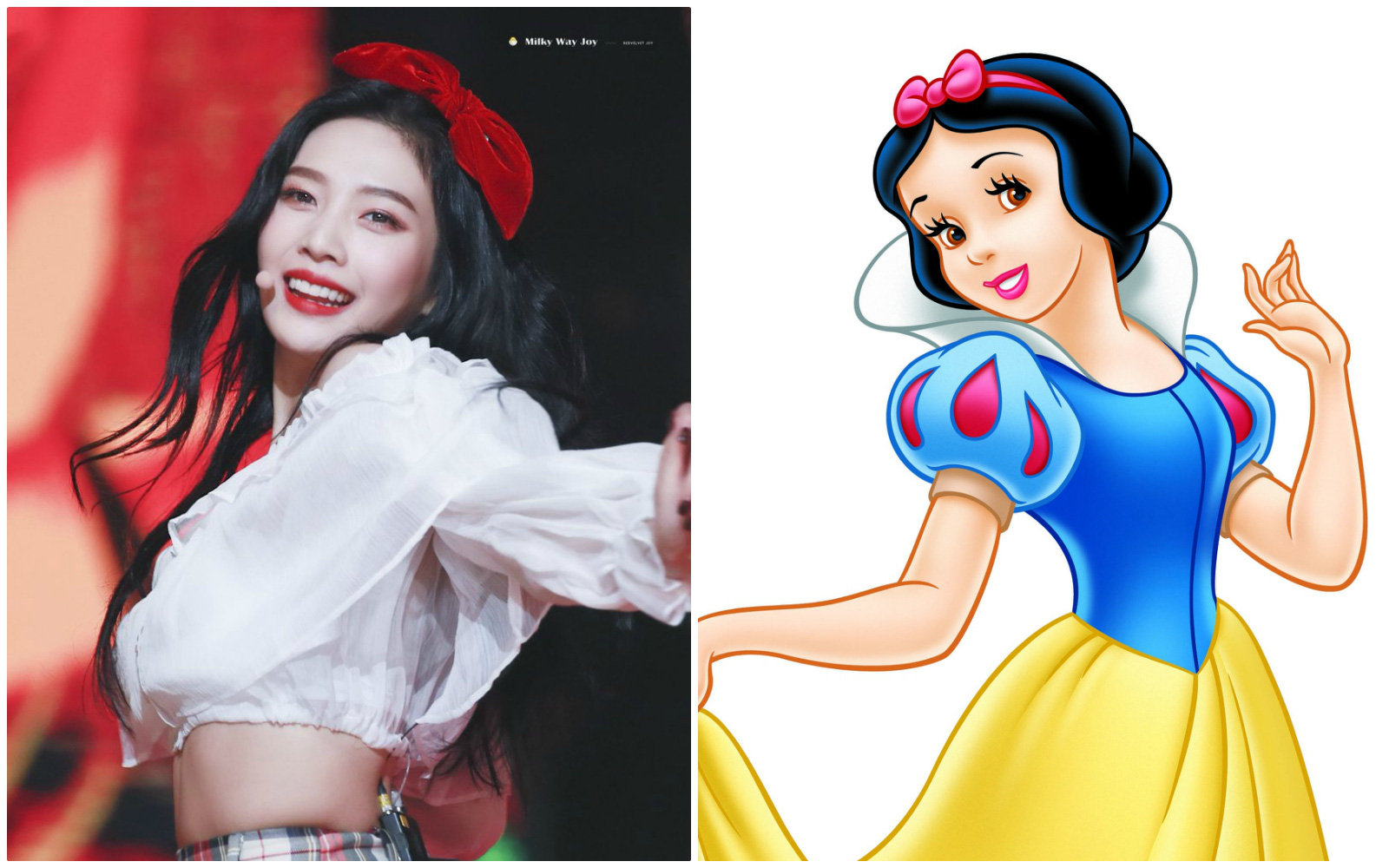 Nhờ stylist quá lậm phim hoạt hình, Joy (Red Velvet) bỗng dưng trở thành công chúa Disney đời thực tới gần chục lần - Ảnh 1.