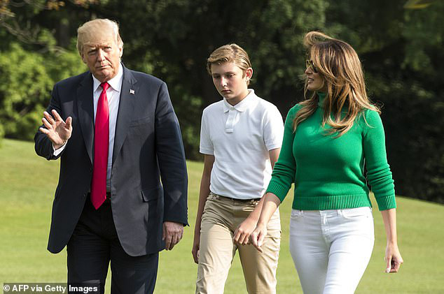 Quý tử Barron Trump cao gần 2m, đón sinh nhật tuổi 14 theo cách đặc biệt giữa thời điểm dịch Covid-19 lan rộng - Ảnh 3.