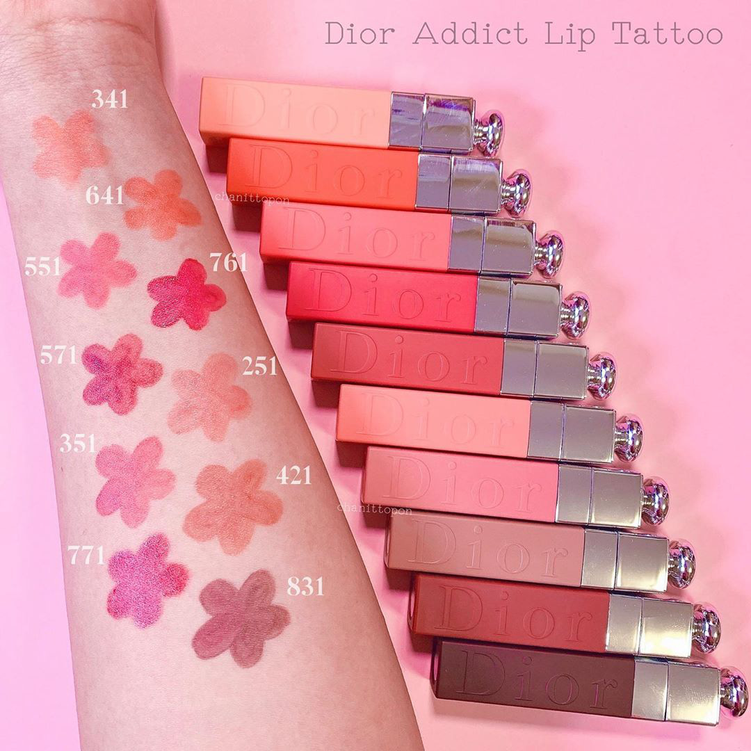 Unbox Son Dior Addict Lip Tattoo 731 Natural Ginger cam gạch chính hãng   PN157375