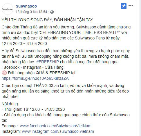 Loạt thương hiệu mỹ phẩm giảm giá tới 50%, free ship để các chị em yên tâm ở nhà tránh dịch mà vẫn xinh tươi - Ảnh 11.