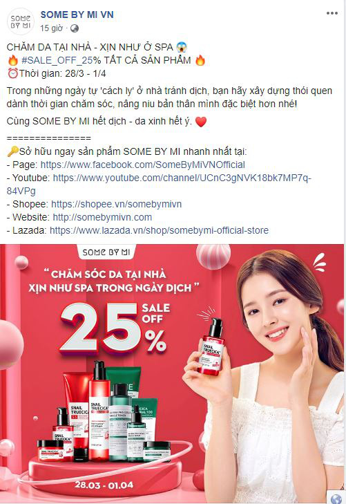 Loạt thương hiệu mỹ phẩm giảm giá tới 50%, free ship để các chị em yên tâm ở nhà tránh dịch mà vẫn xinh tươi - Ảnh 15.