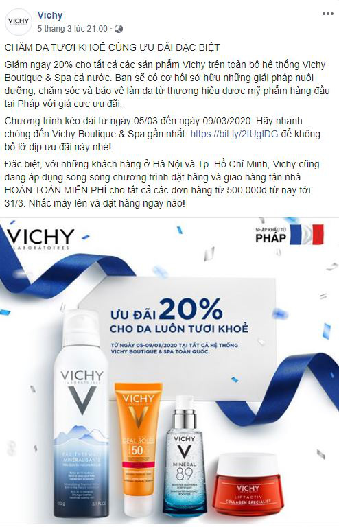 Loạt thương hiệu mỹ phẩm giảm giá tới 50%, free ship để các chị em yên tâm ở nhà tránh dịch mà vẫn xinh tươi - Ảnh 3.