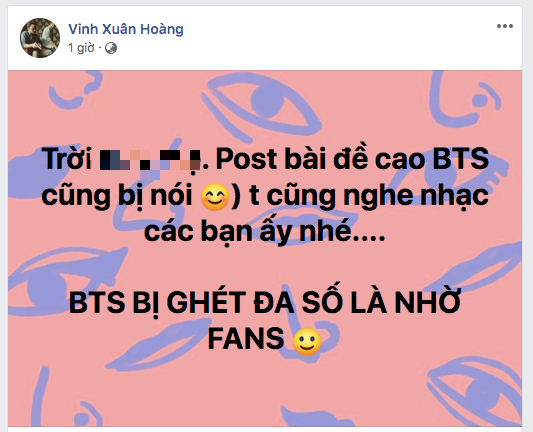 Diễn vi&ecirc;n FAPtv ăn mừng #4 trending nhưng lại c&agrave; khịa BTS chọc giận ARMY với ph&aacute;t ng&ocirc;n: BTS bị gh&eacute;t đa số l&agrave; nhờ fans - Ảnh 3.