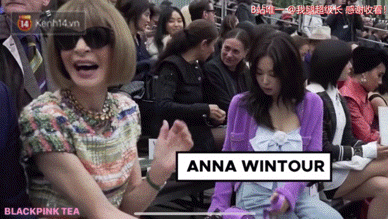 Jennie e dè khi ngồi cạnh TBT Vogue Anna Wintour tại show Chanel: Ngượng ngùng đến tay chân dư thừa, chuẩn fan girl khi gặp thần tượng - Ảnh 1.