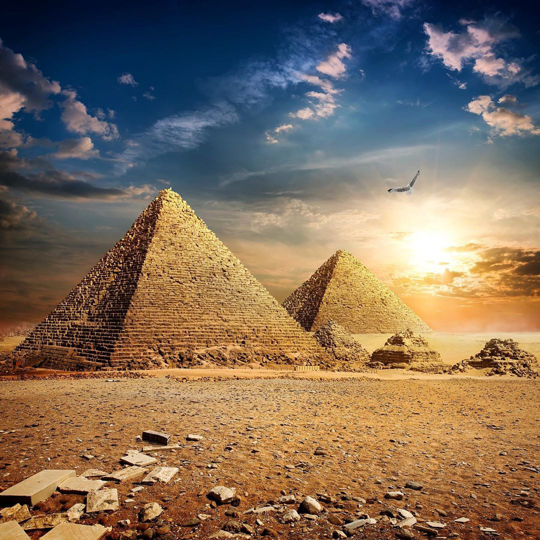 Hình ảnh được cho là diện mạo gốc của kim tự tháp Ai Cập khi vừa ...