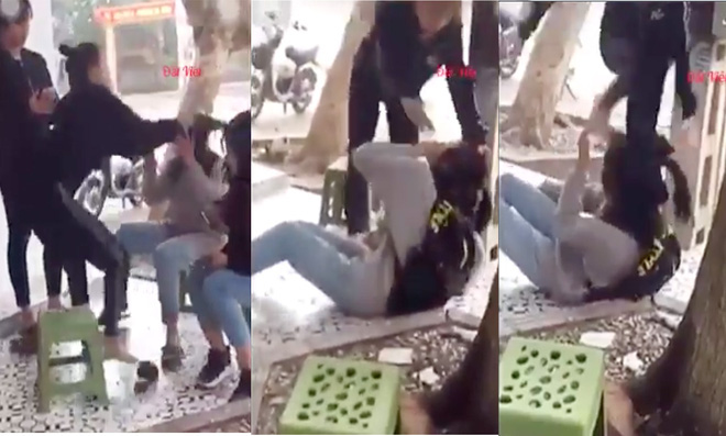 X&aacute;c minh video nữ sinh đ&aacute;nh đập, đ&aacute; li&ecirc;n tiếp v&agrave;o mặt bạn g&aacute;i c&ugrave;ng trường - Ảnh 2.