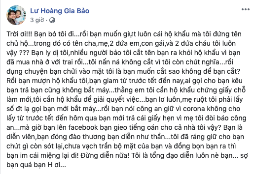 Sau khi tố không cho gặp con, Gia Bảo đăng đàn vạch mặt vợ cũ muốn chiếm đoạt hộ khẩu mang tên anh - Ảnh 2.