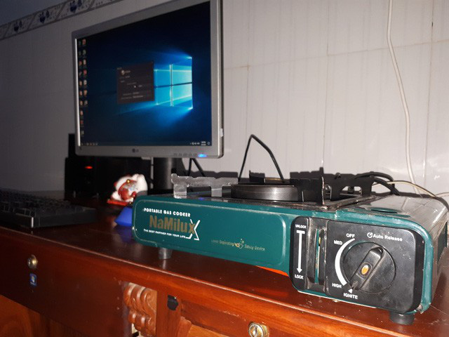 Chết cười với bộ PC bếp ga mini do chính game thủ Việt lắp ráp - Ảnh 3.