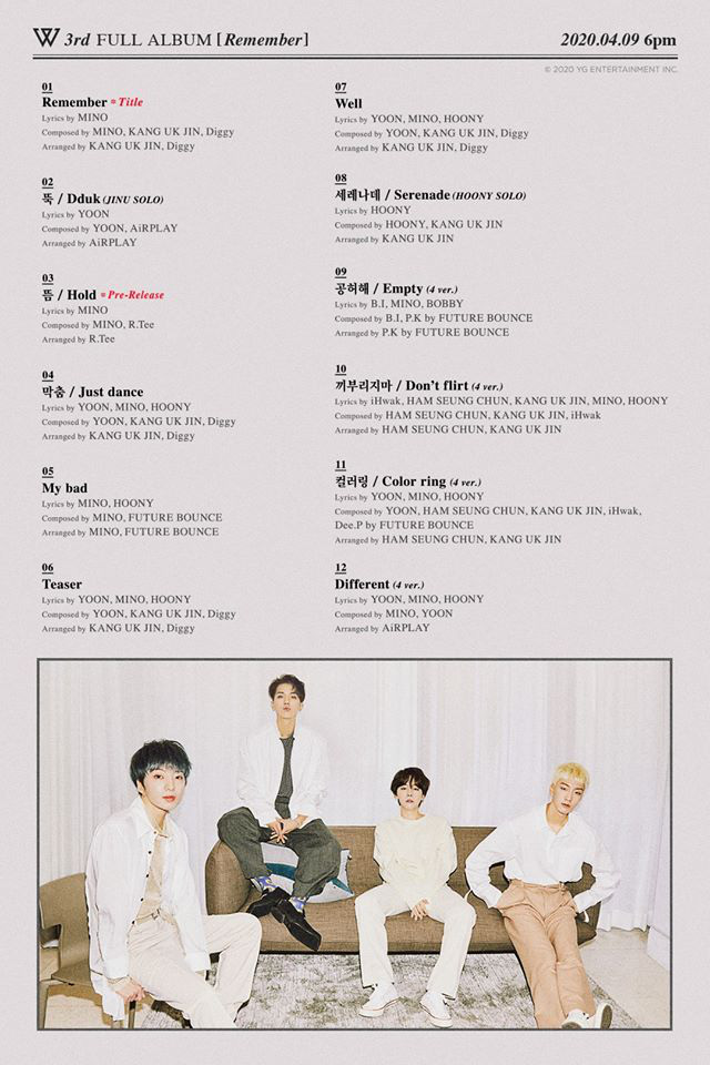 Tracklist album mới WINNER: Tiếp tục là sản phẩm cây nhà lá vườn nhưng quyết định triệt tiêu cựu thành viên Taehyun mới gây sốc - Ảnh 2.