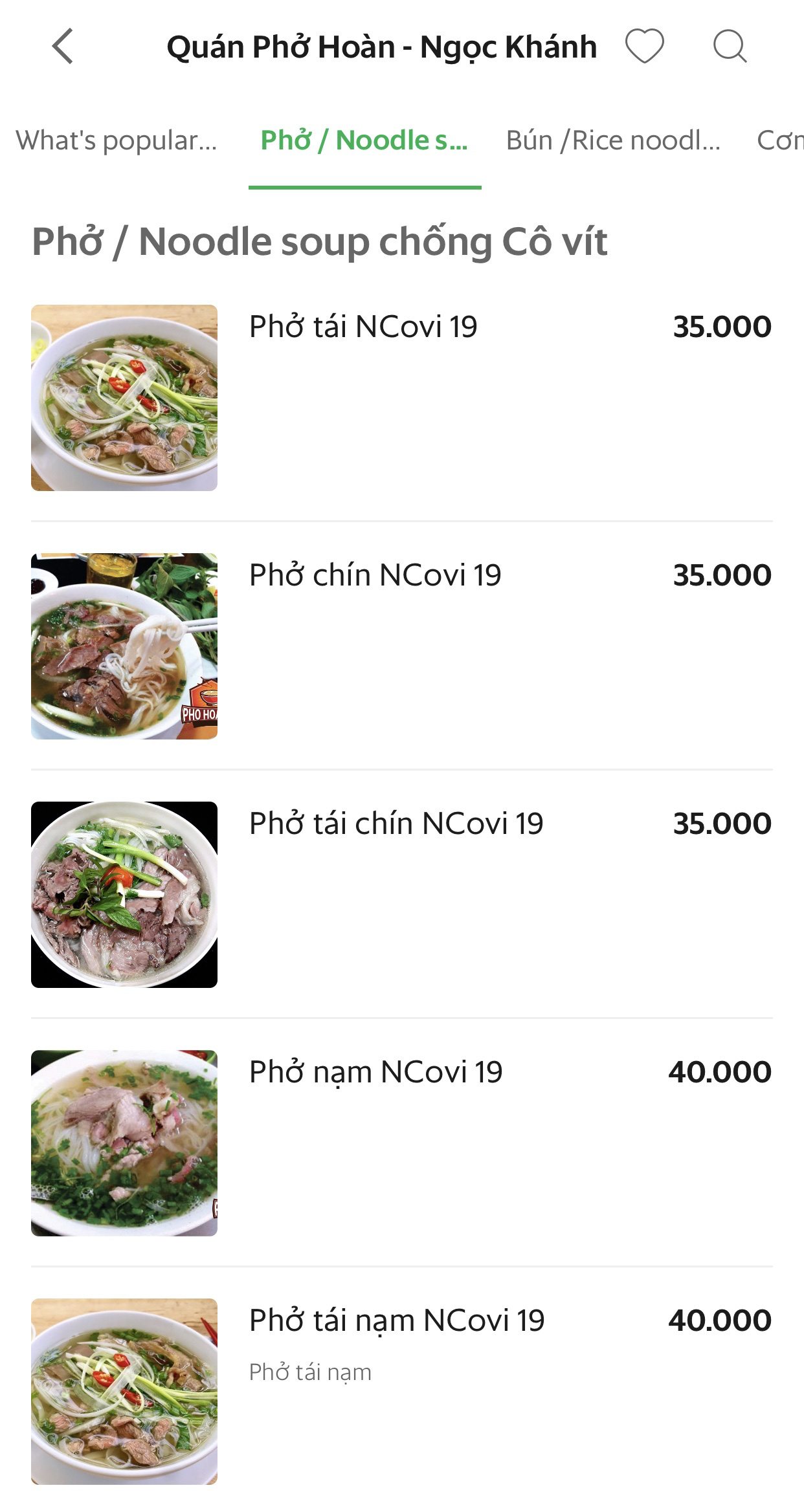 Có hẳn một list bún, phở, bánh cuốn đủ cả vẫn miệt mài ship cho bà con nghỉ dịch ở nhà: muốn ăn gì cũng có nhé! - Ảnh 2. Có hẳn một list bún, phở, bánh cuốn đủ cả vẫn miệt mài ship cho bà con nghỉ dịch ở nhà: muốn ăn gì cũng có nhé! - Ảnh 2.