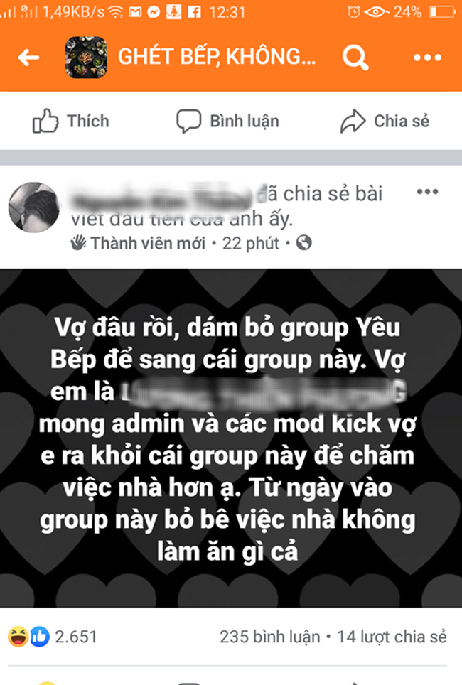 Chân dung ông chồng tạo nên group gây sốt MXH tăng thành viên chóng mặt sau 3 ngày thành lập: Vẫn nấu ăn, dọn nhà và những quan điểm cực chất - Ảnh 5.