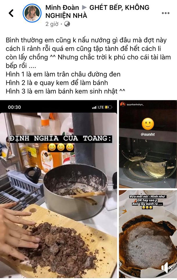 3 lần nổi hứng nấu nướng giữa đêm đều toang cả 3: Chị em Sun HT - Quỳnh Anh Shyn chính thức gia nhập hội “Ghét bếp” - Ảnh 10.