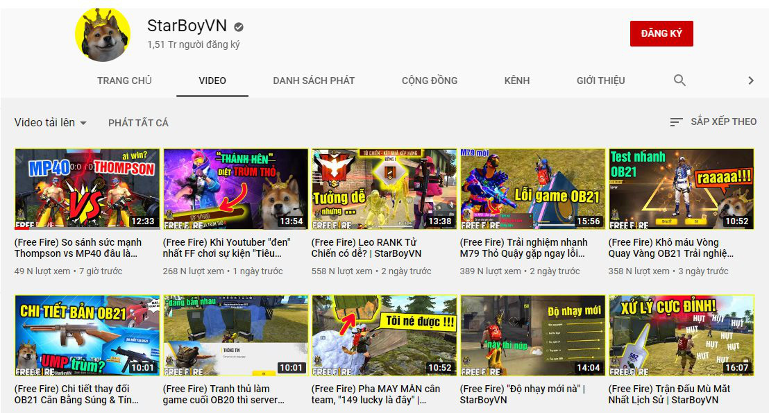 Điểm danh những streamer triệu view, triệu sub của Free Fire, sở hữu lượng fan cực khủng! - Ảnh 2. Điểm danh những streamer triệu view, triệu sub của Free Fire, sở hữu lượng fan cực khủng! - Ảnh 2.