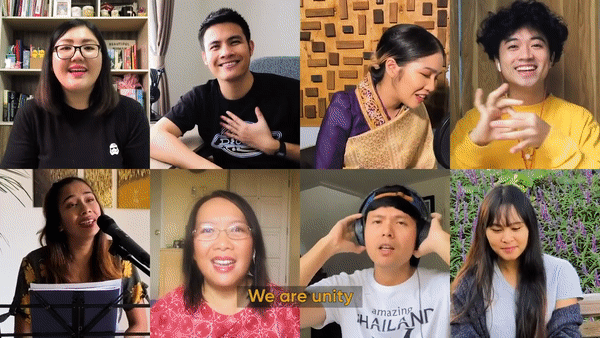 Vlogger Chan La Cà hoà giọng cùng bạn bè các nước trong khối ASEAN, tạo nên một ca khúc tuyên truyền chống dịch không thể cute hơn! - Ảnh 11.