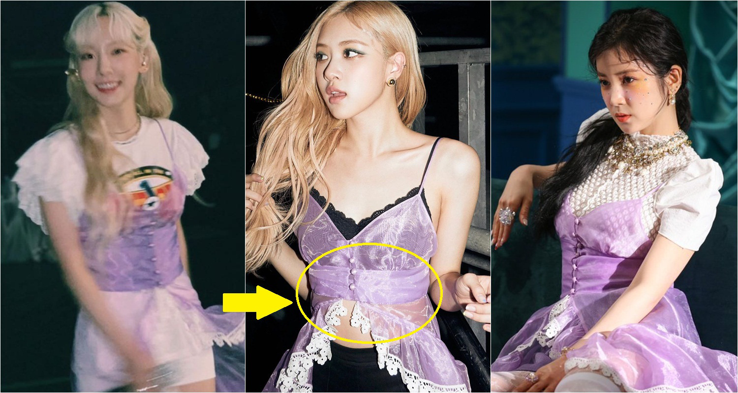 Rosé có body thon thả vậy bảo sao stylist chẳng ngại cho cô hở bạo hơn hẳn Taeyeon và Chorong khi đụng đầm khó nhằn - Ảnh 1.