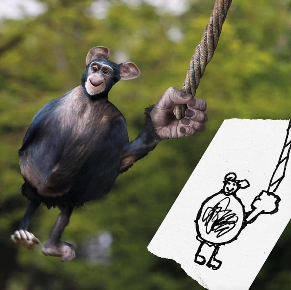 Nếu những bức tranh vẽ của học sinh biến thành động vật ngoài đời thực, chúng sẽ kỳ dị thế này đây - Ảnh 2. Nếu những bức tranh vẽ của học sinh biến thành động vật ngoài đời thực, chúng sẽ kỳ dị thế này đây - Ảnh 2.