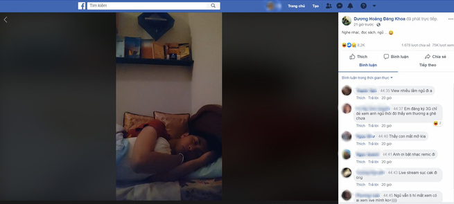 Ở nh&agrave; ch&aacute;n qu&aacute;, học sinh, sinh vi&ecirc;n rủ nhau livestream nằm ngủ m&agrave; vẫn h&uacute;t view ầm ầm - Ảnh 1.