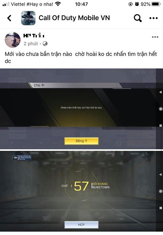 Call of Duty: Mobile VN quá tải ngay giờ đầu tiên ra mắt vì số lượng game thủ đăng nhập cực đông - Ảnh 2.