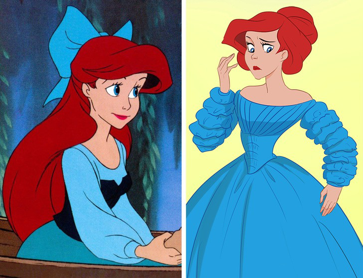 Ngắm nghía tạo hình gốc của loạt công chúa Disney mới biết hóa ra tuổi thơ chúng ta chỉ là một cú lừa! - Ảnh 7.