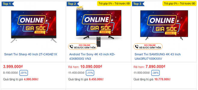 Sau iPhone, tivi giảm gi&aacute; sốc tới 50%, điều h&ograve;a hạ nhiệt trước m&ugrave;a cao điểm - Ảnh 2.