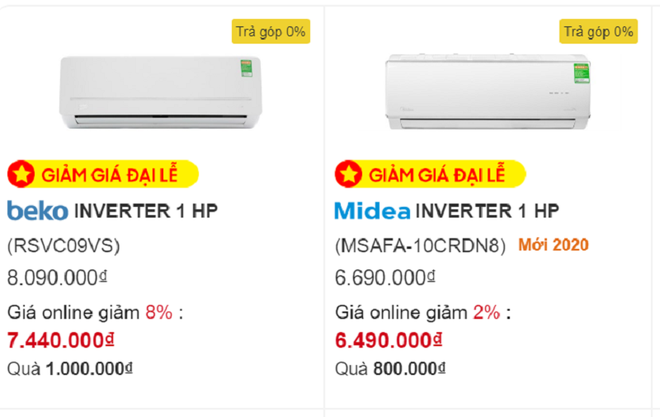 Sau iPhone, tivi giảm gi&aacute; sốc tới 50%, điều h&ograve;a hạ nhiệt trước m&ugrave;a cao điểm - Ảnh 3.