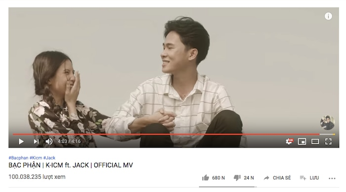 10 MV cán mốc 100 triệu view nhanh nhất Vpop: Sơn Tùng M-TP, Jack & K-ICM nắm trùm, 1 nhân vật mới debut và 1 nhân vật số nhọ gây bất ngờ - Ảnh 9.