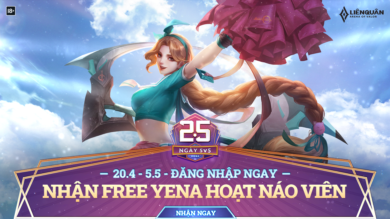 Liên Quân Mobile: Game thủ được nhận miễn phí 1 tướng mới và 2 skin trong sự kiện tháng 5 - Ảnh 3.