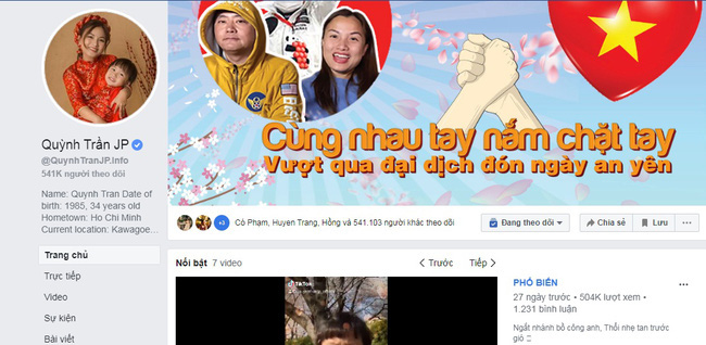 Facebook cá nhân của Quỳnh Trần JP đột ngột đổi ava màu đen, dân mạng bày tỏ sự lo lắng không hiểu đã có chuyện gì xảy ra? - Ảnh 1.