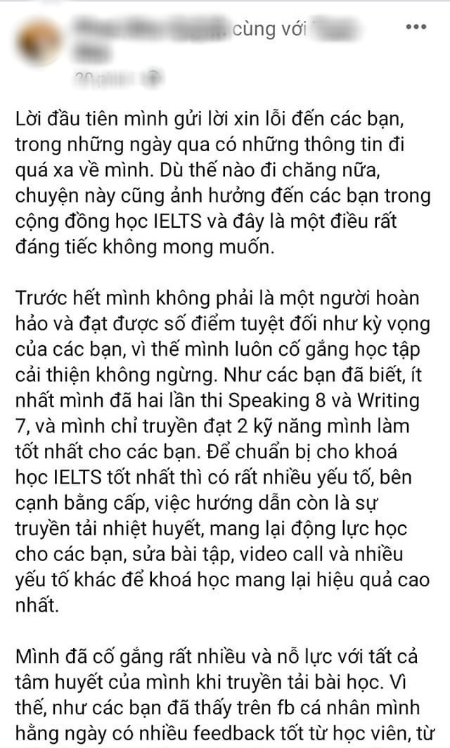 Xôn xao vụ việc nữ giáo viên IELTS nổi tiếng bị tố sửa điểm 6.5 thành 8 để kéo học sinh, liên tục dạy sai kiến thức - Ảnh 8.