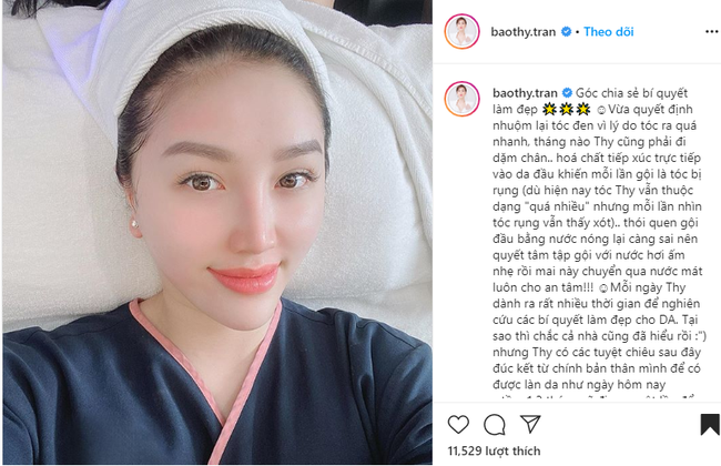 Bảo Thy khuy&ecirc;n chị em ngưng l&agrave;m 2 điều để t&oacute;c khỏe đẹp hơn, nh&igrave;n kết quả người thật việc thật của c&ocirc; m&agrave; ai cũng muốn học theo - Ảnh 3.