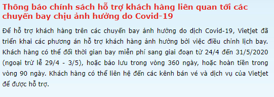 Vietjet Air thông báo hoàn tiền trong vòng 90 ngày cho khách hàng có chuyến bay bị ảnh hưởng bởi Covid-19 - Ảnh 2.