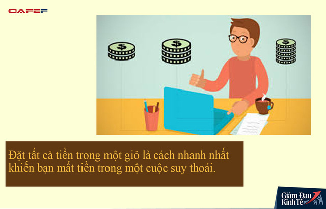 Đối mặt với suy thoái, bạn phải nắm chắc nguyên tắc quản lý tiền bạc, giữ cho bản thân một vé an toàn: Bỏ tất cả trứng trong một giỏ để tích trữ là cách nhanh nhất để mất tiền - Ảnh 1.