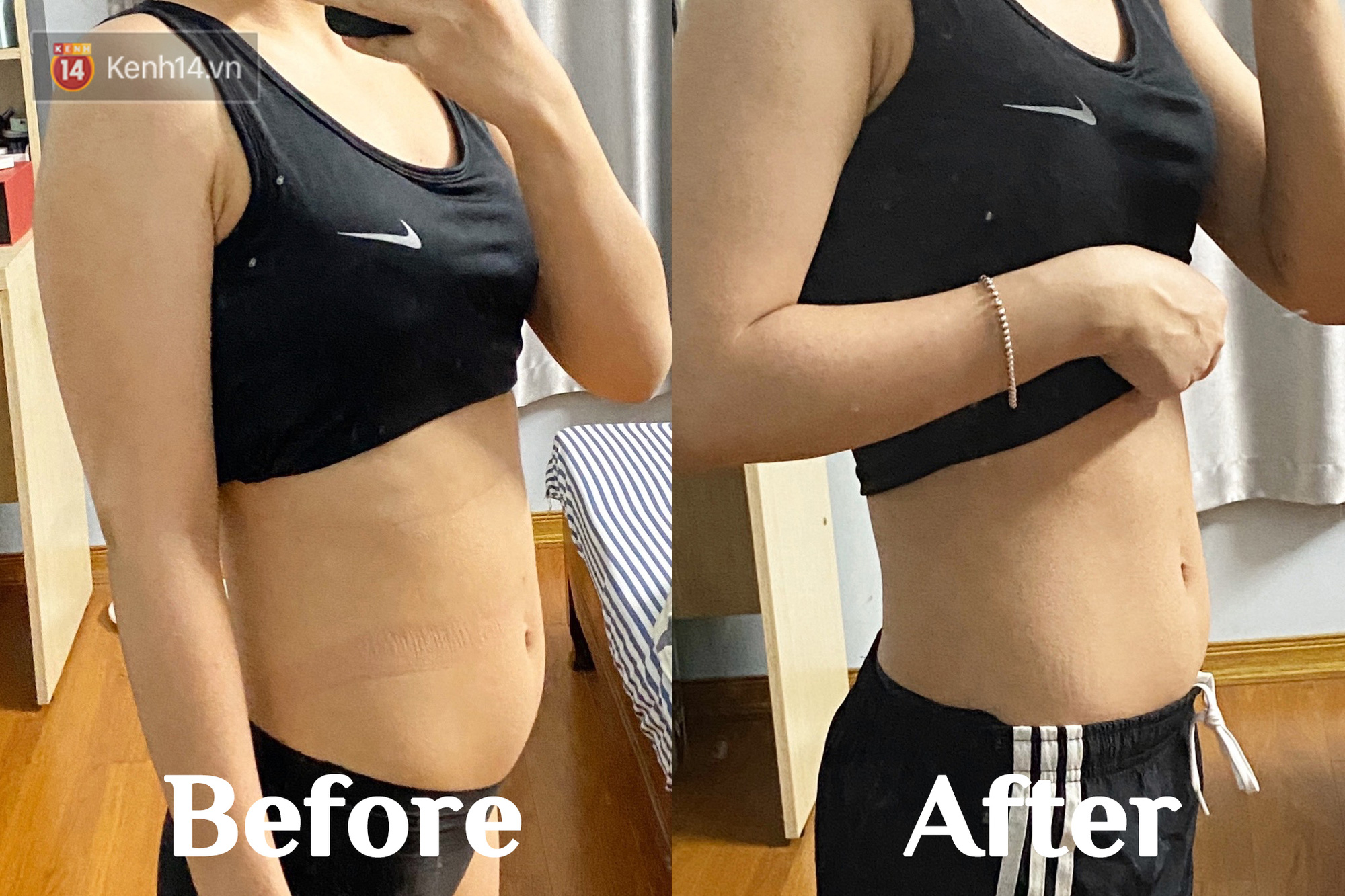 Trải nghiệm Chloe Ting Challenge trong 2 tuần: 9x Hà Nội giảm được 1,2kg với đường cơ bụng săn khỏe rõ rệt - Ảnh 9.