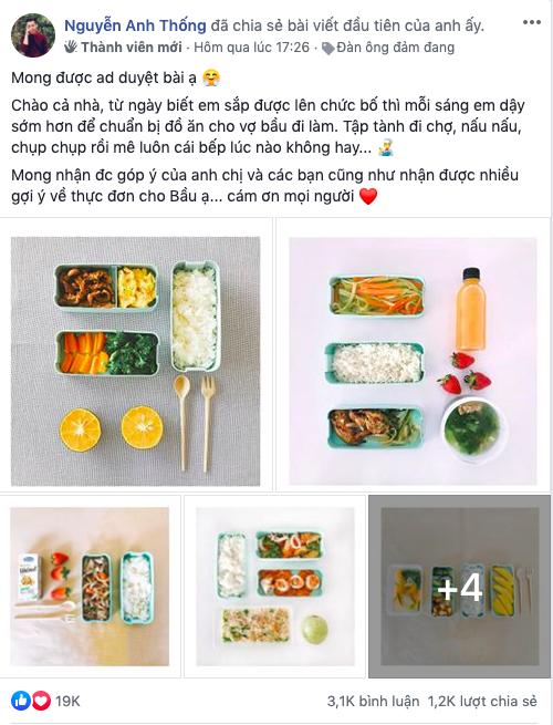 “Chồng nhà người ta” gây bão với bộ ảnh nấu cơm cho vợ bầu nhận về gần 20k likes, mỗi sáng đều dậy sớm đi chợ bằng… Google! - Ảnh 1.