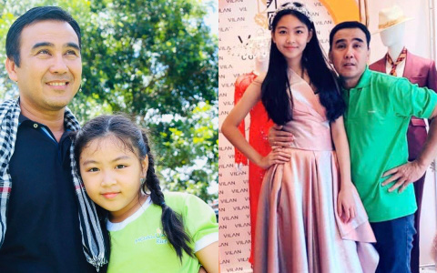 Quyền Linh đăng ảnh ngày ấy bây giờ sinh nhật con gái lớn: Mới 14 tuổi đã cao hơn bố, lên đồ lộng lẫy đâu khác gì Hoa hậu tương lai?