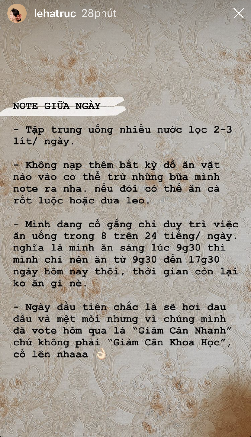 Tranh thủ như Hà Trúc khi ở nhà: mới lên kế hoạch giảm cân mà sau 3 ngày đã xuống được 1 ký - Ảnh 5.