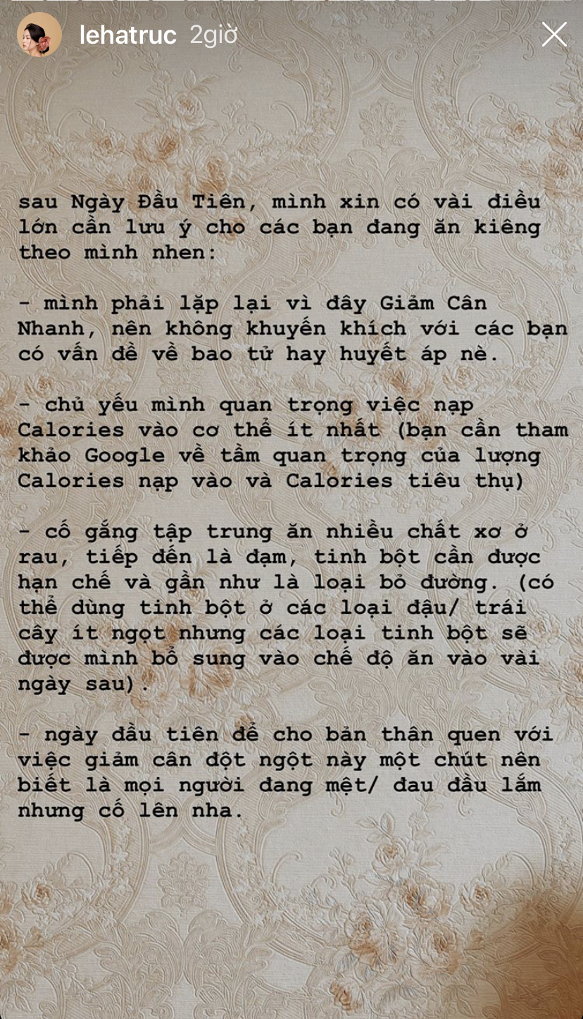 Tranh thủ như Hà Trúc khi ở nhà: mới lên kế hoạch giảm cân mà sau 3 ngày đã xuống được 1 ký - Ảnh 8.