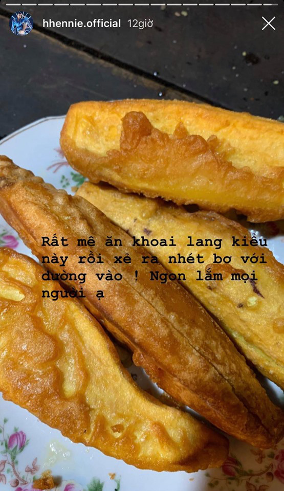 Kiểu ăn khoai lang chiên “cả tảng” mà H’hen Niê giới thiệu sẽ khiến nhiều người muốn thử, team “xôi thịt” sẽ càng thích mê - Ảnh 3.