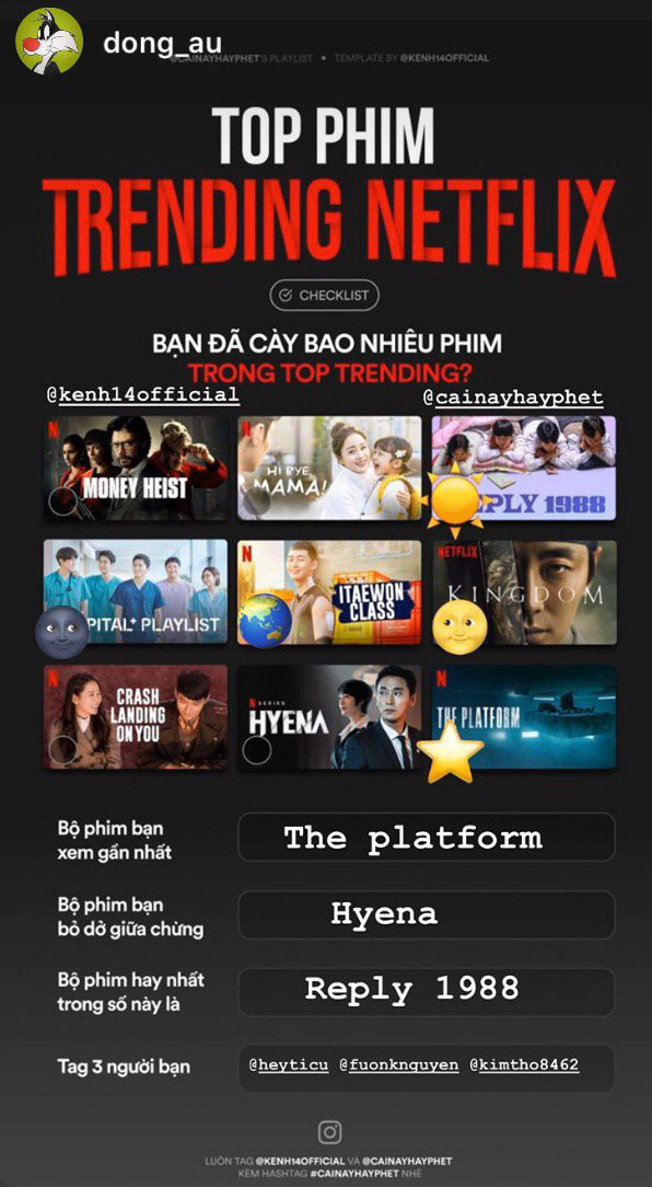 Sao Việt ở nhà gặm nhấm Netflix: Cao Thiên Trang cày sạch top trending, Puka cực mê The Platform - Ảnh 20.
