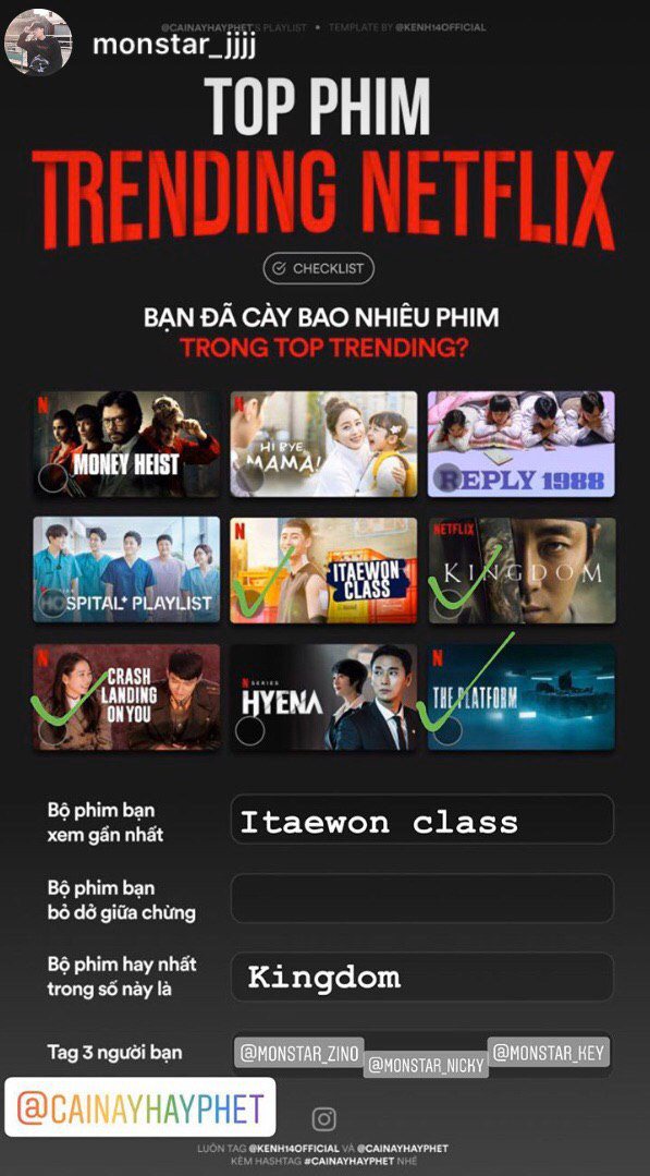Sao Việt ở nhà gặm nhấm Netflix: Cao Thiên Trang cày sạch top trending, Puka cực mê The Platform - Ảnh 8.