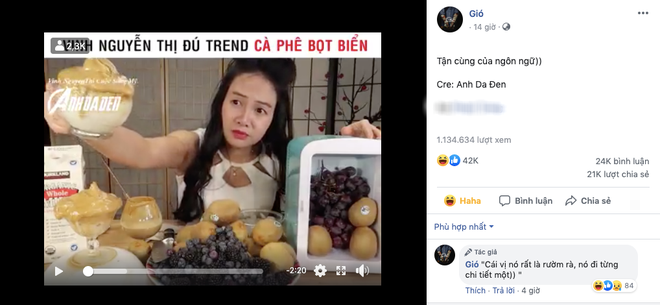 Hơn 1 triệu views cùng 21k shares cho đoạn clip đánh cafe Dalgona của chị Vinh YouTuber, loạt review “mặn mà” mới là điều gây chú ý - Ảnh 2.