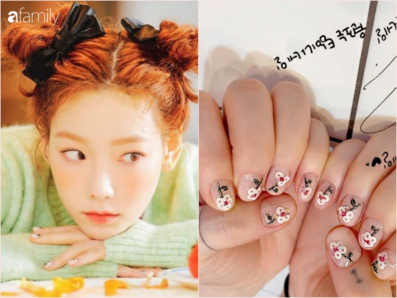 Taeyeon bánh bèo quá thể khi toàn làm nail kiểu dễ thương, xinh yêu hết mức - Ảnh 1.